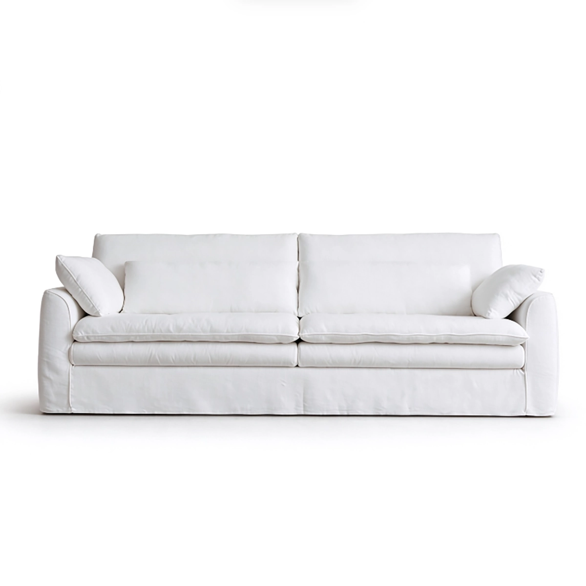 Autunno 3-Seater Linen Deep Seating Down Filled Sectional Sofa