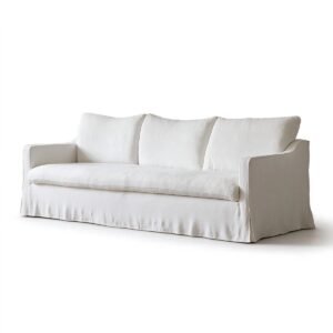 Tempo 3-Seater Linen Wabi-Sabi Deep Seating Sectional Sofa